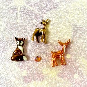 Origami Owl Fawn, Buck and Fox